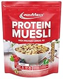 IronMaxx Protein Müsli - Banane 2kg Beutel | Veganes High Protein Müsli laktosefrei | Reduzierter...