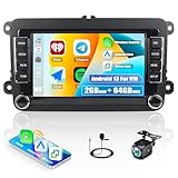 Android 13 Autoradio für VW Golf 5 6 Polo T5 Tiguan Passat Caddy Seat Skoda mit Carplay Android...