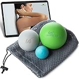 Bomb-Ball Original Massage Ball Set - Faszien + Lacrosse Bälle für ultimative Muskelentspannung,...