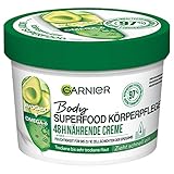 Garnier Nährende Körperpflege für trockene Haut, Body Butter mit Avocado und Omega 6, Für bis zu...