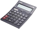 Canon AS1200 anzeigender Tischrechner (12-stellig), schwarz, Grau