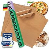 NetroxHome® - Dauerbackfolie & Grillmatte (4er Set) für Backofen und Grill - wiederverwendbares...