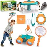 Forscherset für Kinder, Outdoor Exploration Spielzeug mit 3 in 1 Pfeife, Thermometer, Fernglas,...