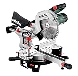Metabo Kapp- und Gehrungssäge KGS 254 M – 613254000 – Mit Precision Cut Line, 254 mm Sägeblatt...