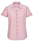 killtec Damen Funktionsbluse Kurzarm/Bluse KOS 46 WMN WVN SHRT, Beaujolais, 40, 42842-000