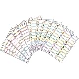 STOBOK Namensschild-Aufkleber 10 Blatt Beschreibbare Kategorie-Tags Klassifizierte...