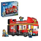 Lego City Doppeldeckerbus, Doppeldecker Spielzeug-Bus, Fahrzeug-Spielset für Mädchen und Jungen ab...