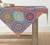 Artoid Mode Boho Vintage Geometrie Marokkanisch Mandala Tischdecke, Tischwäsche Küche Tisch...