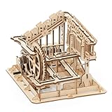 RoWood 3D Puzzle Murmelbahn Modellbau aus Holz - DIY Holzpuzzle Kugelbahn Bausatz Modellbausatz für...