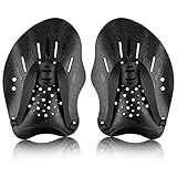 MplehDa Schwimmpaddel, Unisex Hand Paddle für Schwimmen, Trainingshandpaddel mit verstellbaren...