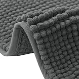 flintronic Badematte, 40x60cm rutschfest Waschbar, Saugfähige Badezimmerteppich, Weich Chenille...