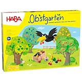 HABA Obstgarten Großes Brett- und Würfelspiel für die ganze Familie, rund um Farben und Formen,...