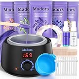Madors Wachswärmer Waxing Set mit LCD-Digitalanzeige Temperaturkontrolle, Wachswärmer mit 5 Pack...
