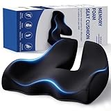 Benazcap Sitzkissen, Ergonomisches Coccyx-Kissen für Büro- und Autostuhl, Linderung von...