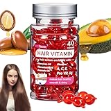 Haar-Vitamin-Serum-Kapsel, Haaröl Mit Arganöl Haarbehandlungsserum, Angereichert Mit...