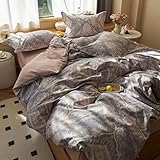 Bettwäsche-Set aus Baumwolle, Paisleymuster, Boho-Stil, Blumenmuster, Boho-Stil, mit Schnürung und...