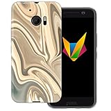 Mobilefox Liquid transparente Silikon TPU Schutzhülle 0,7mm dünne Handy Soft Case passend für HTC...