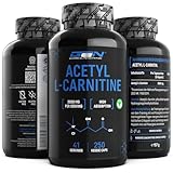 Acetyl L-Carnitin 3000 mit 250 Kapseln - 3000 mg pro Tagesportion - Premium: L-Carnitine als Acetyl...