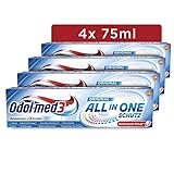 Odol-med3 All in One Rundumschutz Atemfrische Zahnpasta, 4x75ml - für ein reines und extra frisches...