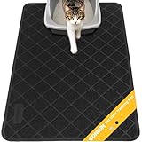 Conlun Katzenklo Matte Katzenstreu Matte, 61 x 43 cm Katzenklo Vorleger, Gitter Netz Streukontrolle...