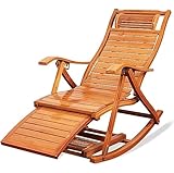 JYARZ Liegestuhl Sonnenliege Garten Klappbarer Schaukelstuhl, Liegestuhl, Lounge-Stuhl, Balkonstuhl,...