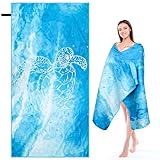 INYEEXUP Strandtuch XXL 90x180cm - Ultra-Leichtes Mikrofaser Badetuch, Schnelltrocknend & Sandfrei -...