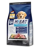 NutriQM M!eat Welpenfutter trocken getreidefrei – 7 kg (5×1,4 kg) – hoher Fleischanteil –...