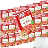 usy Bundle für Dr. Oetker Gelierzucker 2zu1 für Erdbeer Konfitüre VPE (21x500g Packung) + usy...