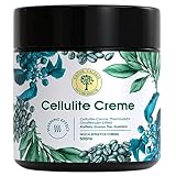 GRÜNE VALERIE® Cellulite Creme - Thermoaktive Creme - XXL 500ml - Straffende Körper Creme/Gel mit...