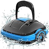 WYBOT Poolroboter Akku, Poolsauger Roboter mit Dual-Antriebsmotoren, Selbstparken, Automatische...