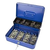 Zahlenbox mit Zahlenschloss Große Geldkassette aus Metall zur sicheren Aufbewahrung von...