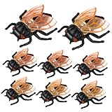 VICASKY 20 Stück Teiliges Realistische Zikaden Miniaturfiguren Bonsai Ornament Langlebig Handbemalt...