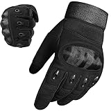 WFX Motorradhandschuhe für Damen und Herren, harter Knöchel, voller Finger, Touchscreen,...