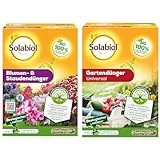 Solabiol Blumen- & Staudendünger, Spezialdünger & Bio Gartendünger Universal mit Sofort- und...