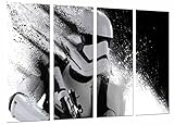 Wandbild - Star Wars, Darth Vader Army Helm, 131 x 62 cm, Holzdruck - XXL Format - Kunstdruck,...