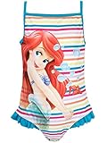 Disney Arielle Die Meerjungfrau Mädchen Arielle Badeanzug, Mehrfarbig, 110 (Herstellergröße: 4 -...