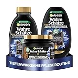Garnier Ausgleichendes Haarpflege-Set, Gegen schnell fettende Kopfhaut und trockene Haarlängen,...