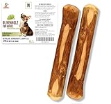 Olivenholz für Hunde Mittel 2 Stück Kauholz Mittlere Holzknochen als Hundespielzeug Kauspielzeug...