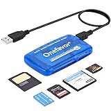 Onefavor SmartMedia Kartenleser schreiber, All-in-1-USB-Universal-Multi-Karten-Adapter, schlanker...