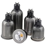 LED-Projektorlampe mit Wärmeableitung, 220 V, 110 V, 3 W, 5 W, 7 W, 9 W, 12 W, COB, nicht dimmbar,...