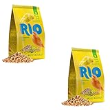 RIO Alleinfuttermittel für Kanarienvögel | Doppelpack | 2 x 500 g | Speziell zusammengestellte...