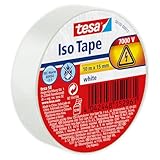 tesa Isolierband - Selbstklebendes Isolierband, hitzebeständig - Zum Isolieren, Reparieren und...