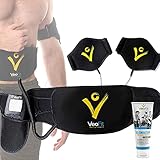 VeoFit Bauchmuskeln Gürtel EMS Bauchtrainer zum Abnehmen festigt, stärkt und strafft der Bauch,...