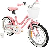 Actionbikes Motors Kinderfahrrad Starlight 16 Zoll - V-Brake Bremsen - geschlossener Kettenschutz -...