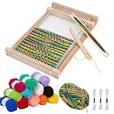 PORFOYO Webrahmen für Kinder, Holz Webrahmen Set, 29 x 19 cm, Anfängerfreundliches Weben Groß...