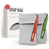 ZOMCHI 2 Stück Seifenbeutel und Seifenspartasche zur Verwendung in der Dusche, Premium Body...