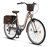 Licorne Bike Stella Plus Premium City Bike in 28 Zoll Aluminium Fahrrad für Mädchen, Jungen,...