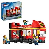 LEGO City Doppeldeckerbus, Doppeldecker Spielzeug-Bus, Fahrzeug-Spielset für Mädchen und Jungen ab...