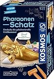 KOSMOS 658199 Pharaonen-Schatz, Ausgrabungs-Set, Grabe echte Edelsteine und Sarkophage selbst aus,...
