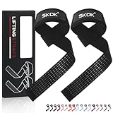 Zughilfen Krafttraining Lifting Straps Gym Deadlift, KreuzhebebÄnder Mit Neopren Gepolstertes...